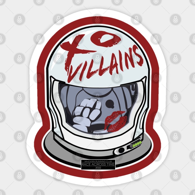 XO Villains Sticker by Fanthropy Running Clubs